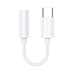 Переходник Jack 3.5 <--> Type-C JOKADE JC015 белый