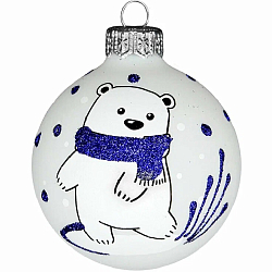 Шар "Веселый медвежонок 1", 65мм, в подарочной упаковке КУ-65-224178/1