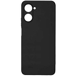 Задняя накладка ZIBELINO Soft Matte для Realme 10 Pro 5G (черный) с микрофиброй