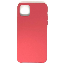 Силиконовый чехол SILICONE CASE для iPhone 11 Pro Max  №25 кораллово-красный