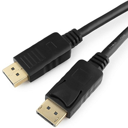 Кабель DisplayPort – DisplayPort 3.0м CABLEXPERT CC-DP2-10, черный, v1.2, экран