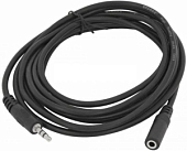 Кабель-удлинитель Jack 3.5  3.0м SMARTBUY KA-323, чёрный, в техпаке