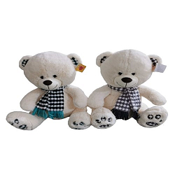 Мягкая игрушка Медведь в шарфе 5037-38