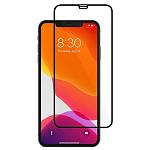 Противоударное стекло KEIS для iPhone 12 Pro Max керамическое, черное, полный клей