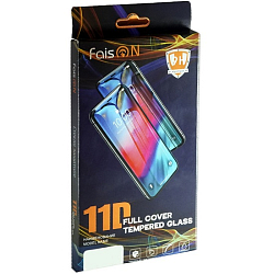 Противоударное стекло 11D FAISON для SAMSUNG Galaxy A31, полный клей, цвет: чёрный