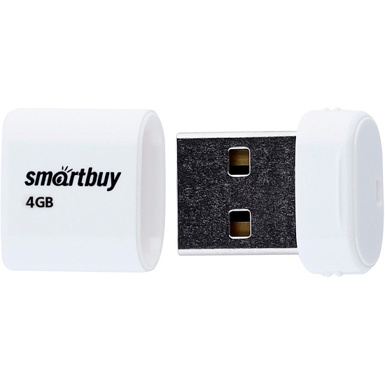 USB  4Gb SmartBuy Lara белый