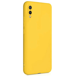 Силиконовый чехол BUBBLE для Samsung Galaxy A02 желтый