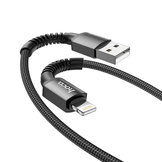 Кабель USB <--> Lightning  1.0м HOCO X71 Especial, чёрный