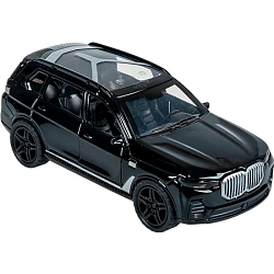 Модель 1:36 3 открыв. двери Парк Техники Джип чёрный ВВ6423 