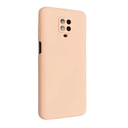 Задняя накладка SILICONE COVER для Xiaomi Redmi Note 9T бежевый