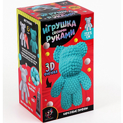 Игрушка помпонами «Медведь», мятный 10133476