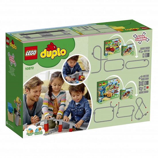 Конструктор LEGO DUPLO 10872 Town Железнодорожный мост
