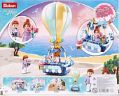 Конструктор SLUBAN Розовая мечта «Воздушный шар», 124 детали