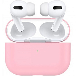 Силиконовый чехол для AirPods Pro 2 Розовый неон