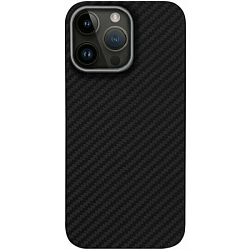 Силиконовый чехол KZDOO для iPhone 15 Pro Max Kevlar Black