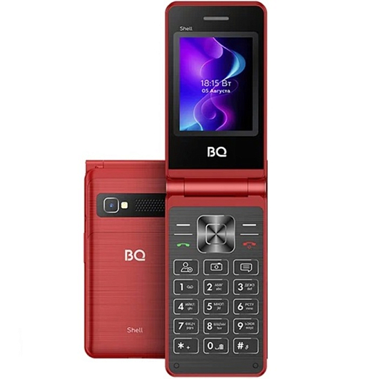 Телефон BQ 2411 Shell Красный