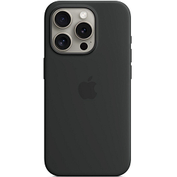Чехол APPLE Silicone Case для iPhone 15 Pro с MagSafe Black (MT1A3FE/A)