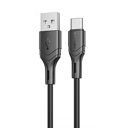 Кабель USB <--> Type-C  1.0м BOFOFONE BX99 silicone черный