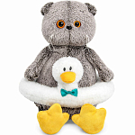 Мягкая игрушка Кот Басик в плавательном круге "Гусик" , 25 см (Ks25-291)