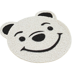 Коврик 2-в-1 под миску/туалет для животных "Мишка", 30 х 30 см, белый 7688247