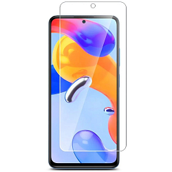Противоударное стекло BORASCO для Xiaomi Redmi Note 11 прозрачное