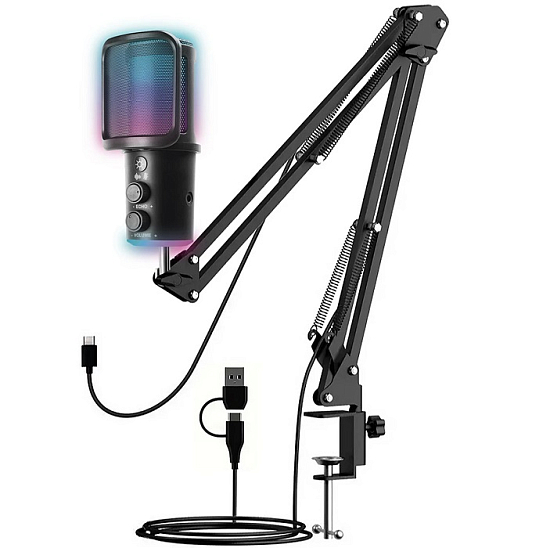 Микрофон RITMIX RDM-278 USB Gaming Black