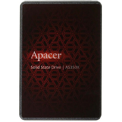 Накопитель SSD 2.5" 256Gb Apacer PANTHER AS350X SATAIII 7mm, R560/W540 Mb/s, IOPS 80K, MTBF 1,5M, 3D NAND, Retail (AP256GAS350XR-1)