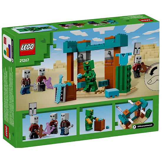Конструктор LEGO Minecraft 21267 Сельский патруль в пустыне