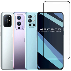 Противоударное стекло ROSCO для OnePlus 9 черный