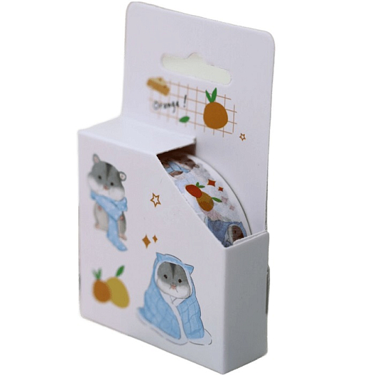 Декоративный скотч «Hamster», orange