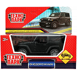 Машина пластик ВНЕДОРОЖНИК 10,5 см, инерц, черный Технопарк 392108