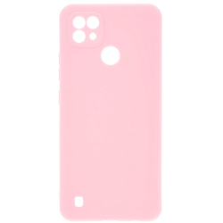 Задняя накладка ZIBELINO Soft Matte для Realme C21 (розовый) защита камеры