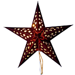 Фигура светодиодная ULD-H4545-005/STA/2AA WARM WHITE IP20 RED STAR UL-00008587