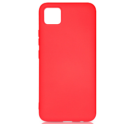 Силиконовый чехол DF для Realme C11 DF rmOriginal-05 (red) с микрофиброй