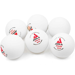 Мячи для настольного тенниса JOOLA 3*** Prime 40+, бел. 6 шт.