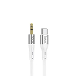 Кабель Jack 3.5 <--> Type-C  1.0м HOCO UPA22 белый