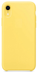 Силиконовый чехол SILICONE CASE для Iphone XR №55 тёмно-жёлтая канарейка