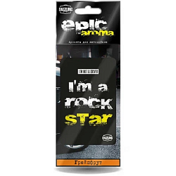 Ароматизатор DAZZLING LIFESTYLE "Rockstar" Грейпфрут, бумажный