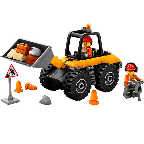 Конструктор LEGO CITY 60450 Желтый строительный погрузчик