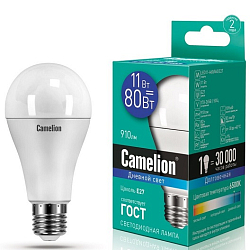 Лампа светодиодная CAMELION Basic power A60 11W/865/E27