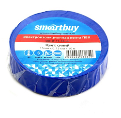 Изолента SMARTBUY 15мм/10м синяя (SBE-IT-15-10-db)