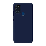 Задняя накладка ZIBELINO Soft Case для Samsung A21S (A217) (темно-синий)