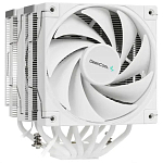 Кулер для процессора DEEPCOOL AK620 WH LGA20XX/1700/1200/115X/AM4 (8шт/кор, TDP 260W, PWM, DUAL Fan 120mm, 6 тепл. трубок, белый) RET