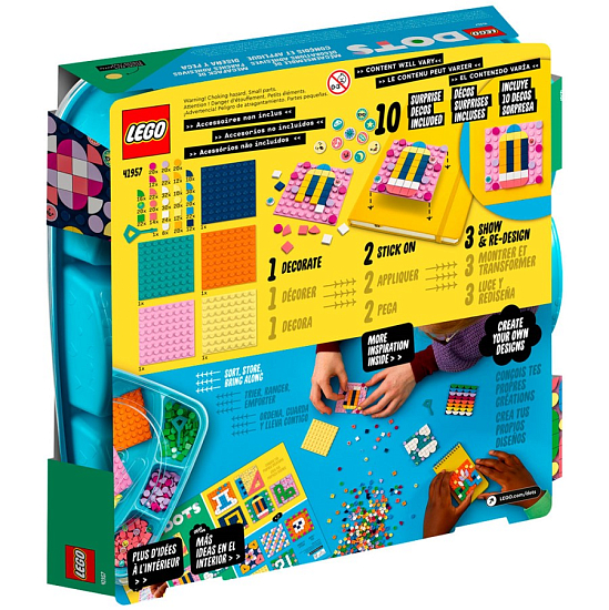 Конструктор LEGO DOTS 41957 Большой набор пластин-наклеек с тайлами