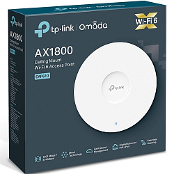 Точка доступа WiFi TP-LINK EAP610 AX1800 потолочная двухдиапазонная
