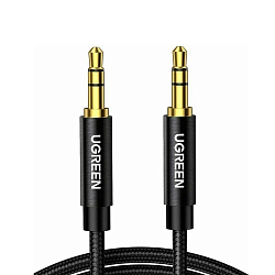 Кабель Jack 3.5 <--> Jack 3.5  2.0м UGREEN AV112 (50363) черный