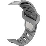 Силиконовый ремешок Zintare LOOP для Apple Watch 42/44/45/49 мм. серый
