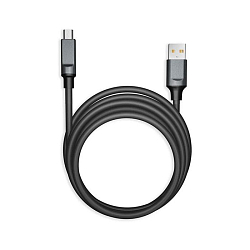 Кабель USB <--> microUSB 1.0м SMARTBUY BOLD черный (IK-12BOLD-BLACK)