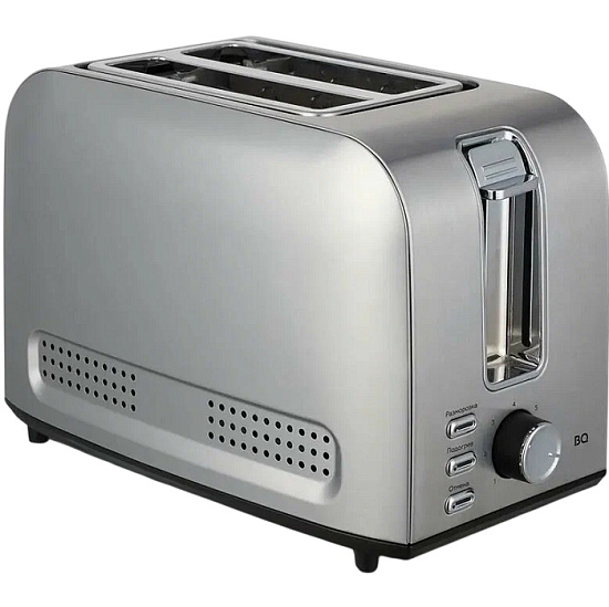 Тостер BQ T1009 Стальной-черный
