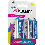 Элемент питания КОСМОС LR06 BL-8 (8/96)